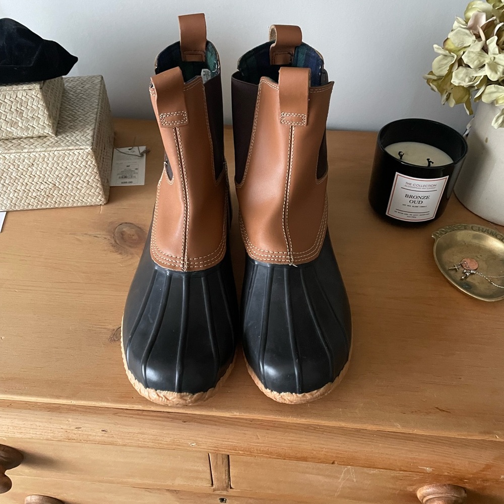 Lands End Mens Duck Boots size 12
